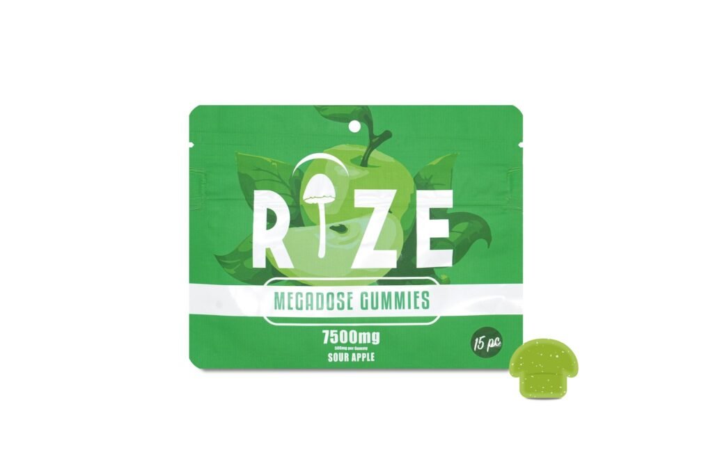 Buy Rize Gummies 15pc 7500mg Sour Apple Gummies