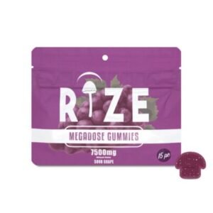 Buy Rize Gummies 15pc 7500mg Sour Grape Gummies