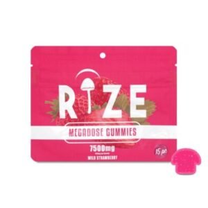 Buy Rize Gummies 15pc 7500mg Wild Strawberry Gummies