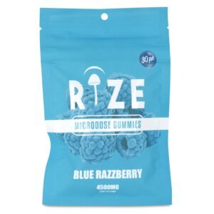 Buy Rize Gummies 30pc 4500mg Blue Razzberry Gummies