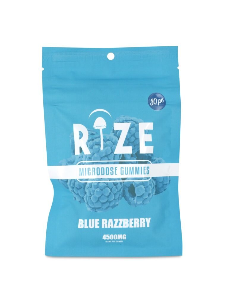 Buy Rize Gummies 30pc 4500mg Blue Razzberry Gummies