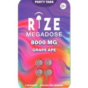 Buy Rize Megadose 4pc 8000mg Grape Ape Party Tabs