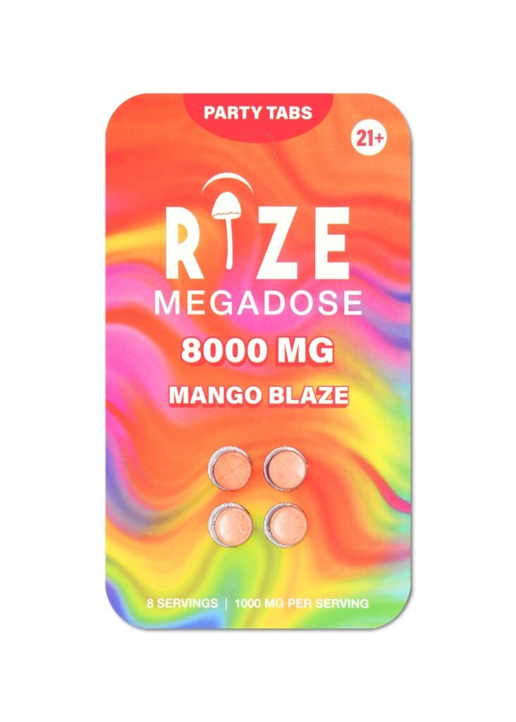 Buy Rize Megadose 4pc 8000mg Mango Blaze Party Tabs