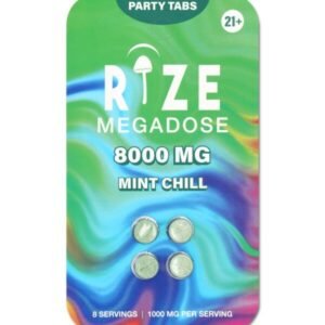 Buy Rize Megadose 4pc 8000mg Mint Chill Party Tabs